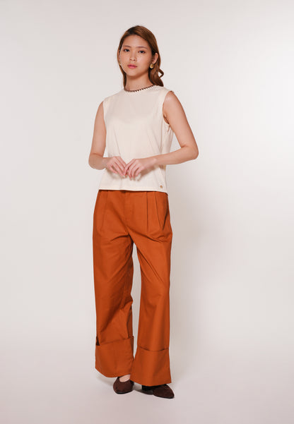 Azra Sleeveless Top(Cream)