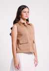 Beacon Sleeveless Top(Camel)