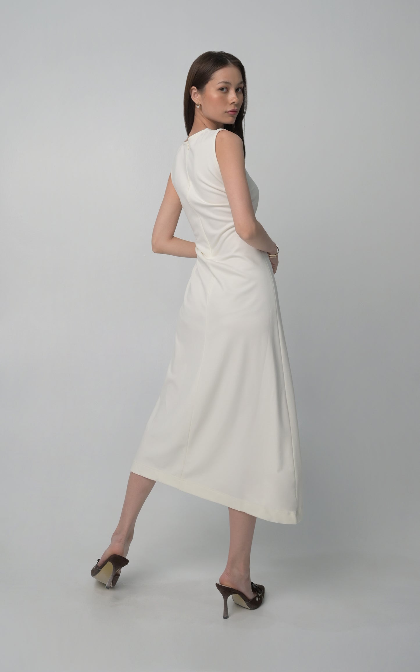 RAF Belfast Sleeveless Dress (Offwhite)