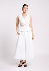 Bence Sleeveless Top (White)