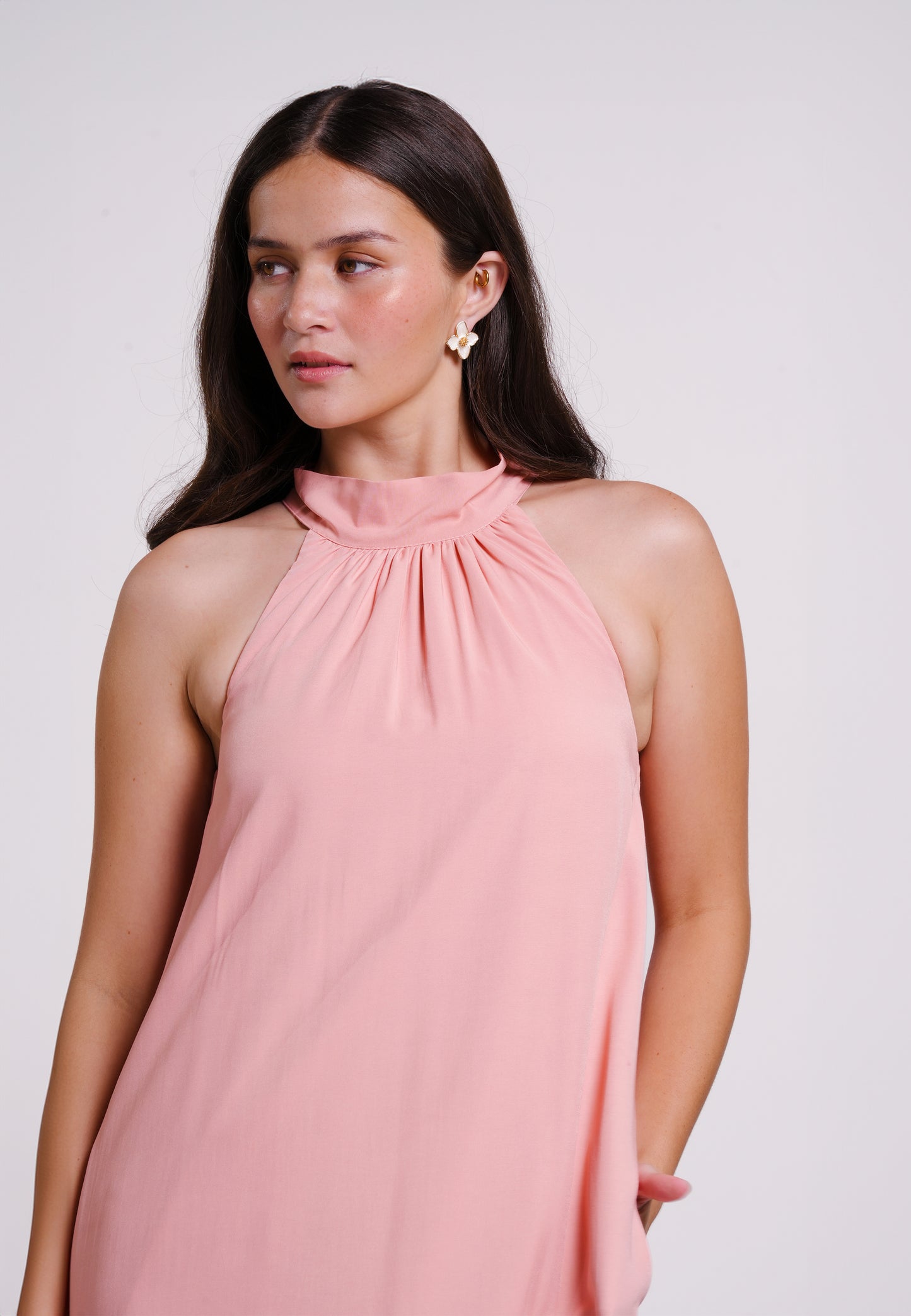 Beric Sleeveless Dress(Salmon)