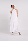 Beric Sleeveless Dress (White)