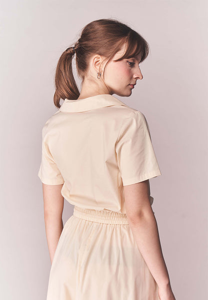 Solstice Bourne Short Sleeve Top (Butter)