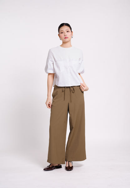 Brae Short Sleeve Top (Offwhite)