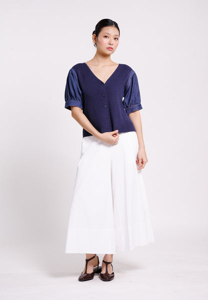 Burke Short Sleeve Top(N.Blue)