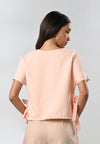 Caravan Short Sleeve Top (Peach)