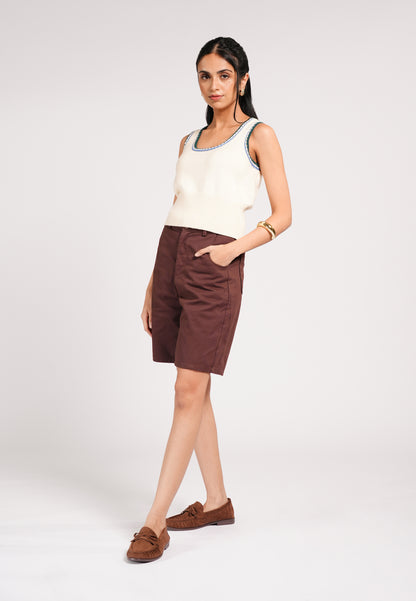 Cartier Sleeveless Top(Cream)