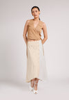 Carson Skirt (Striped Cream)