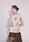 RAF Casablanca Sleeveless Top (Printed Blush)