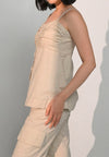 Cash Sleeveless  Top (Oatmeal)