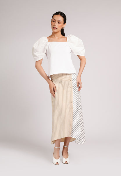 Casper Short Sleeve Top (White)