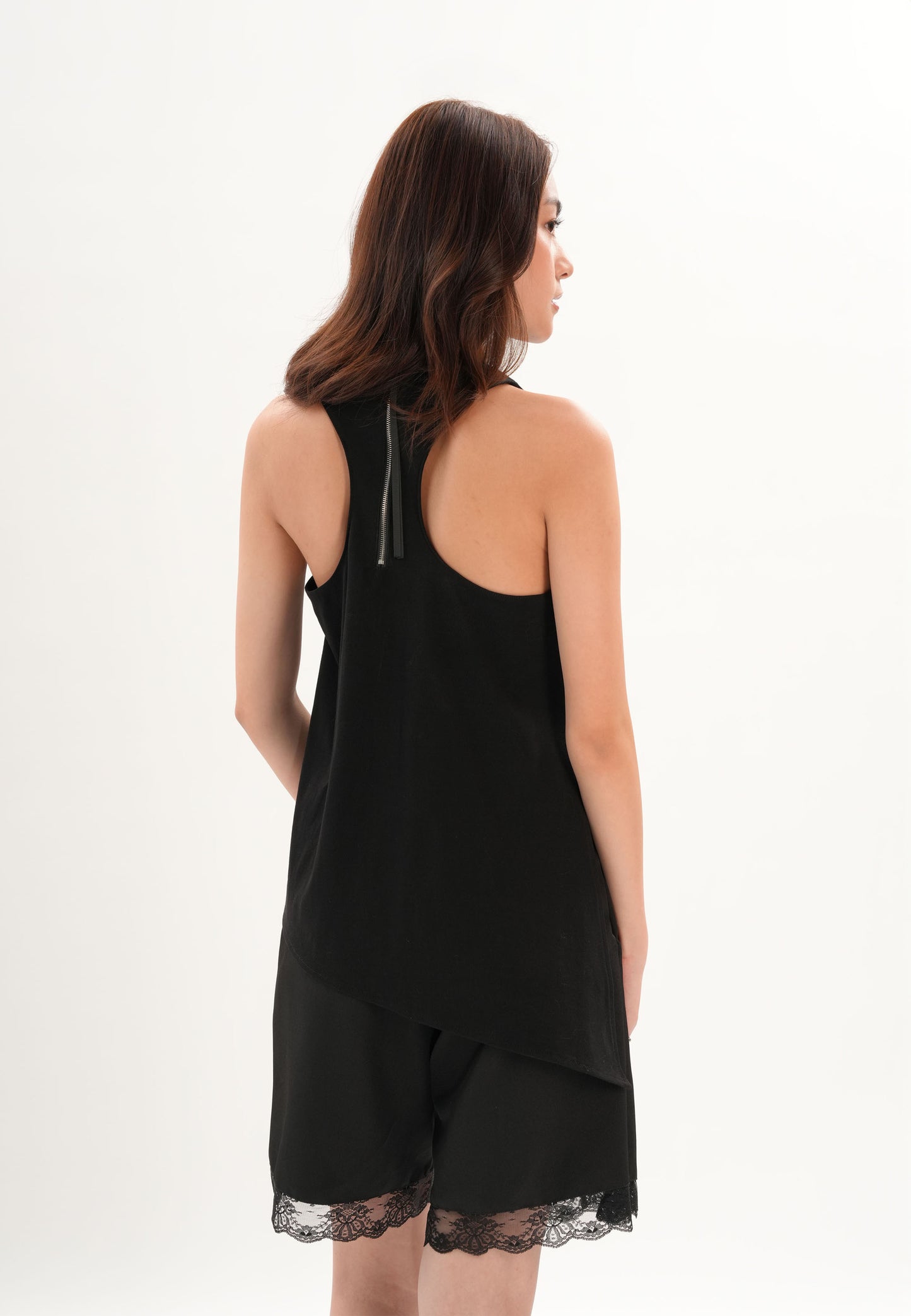 Archetype Refined Caviar Sleeveless Top (Black)