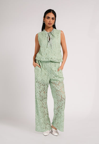 Cazie Sleeveless Top (Mint)