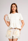 Chabble Short Sleeve Top (Cream)