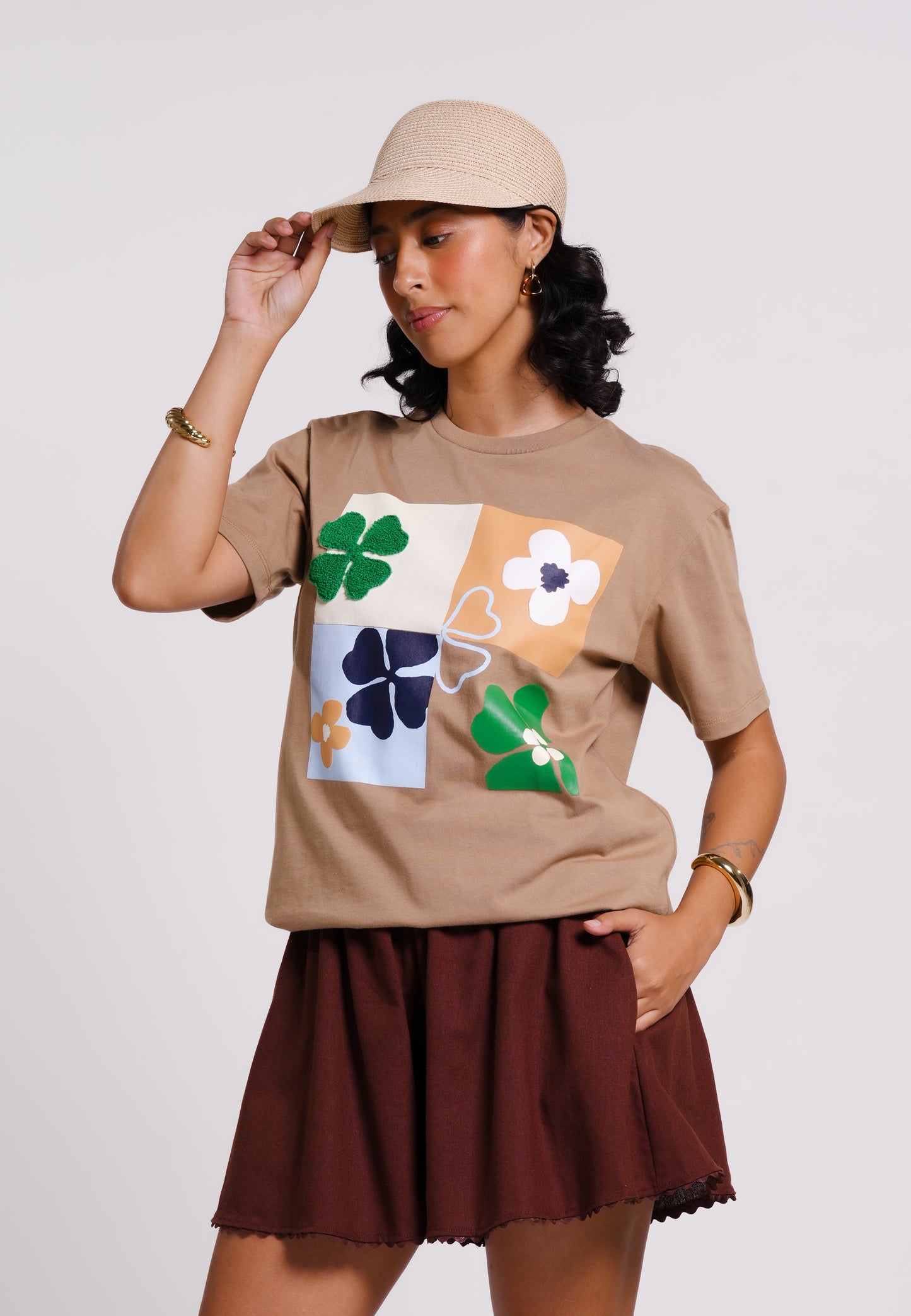 Archetype Summer Essentials Clever Straw Hat (Beige)