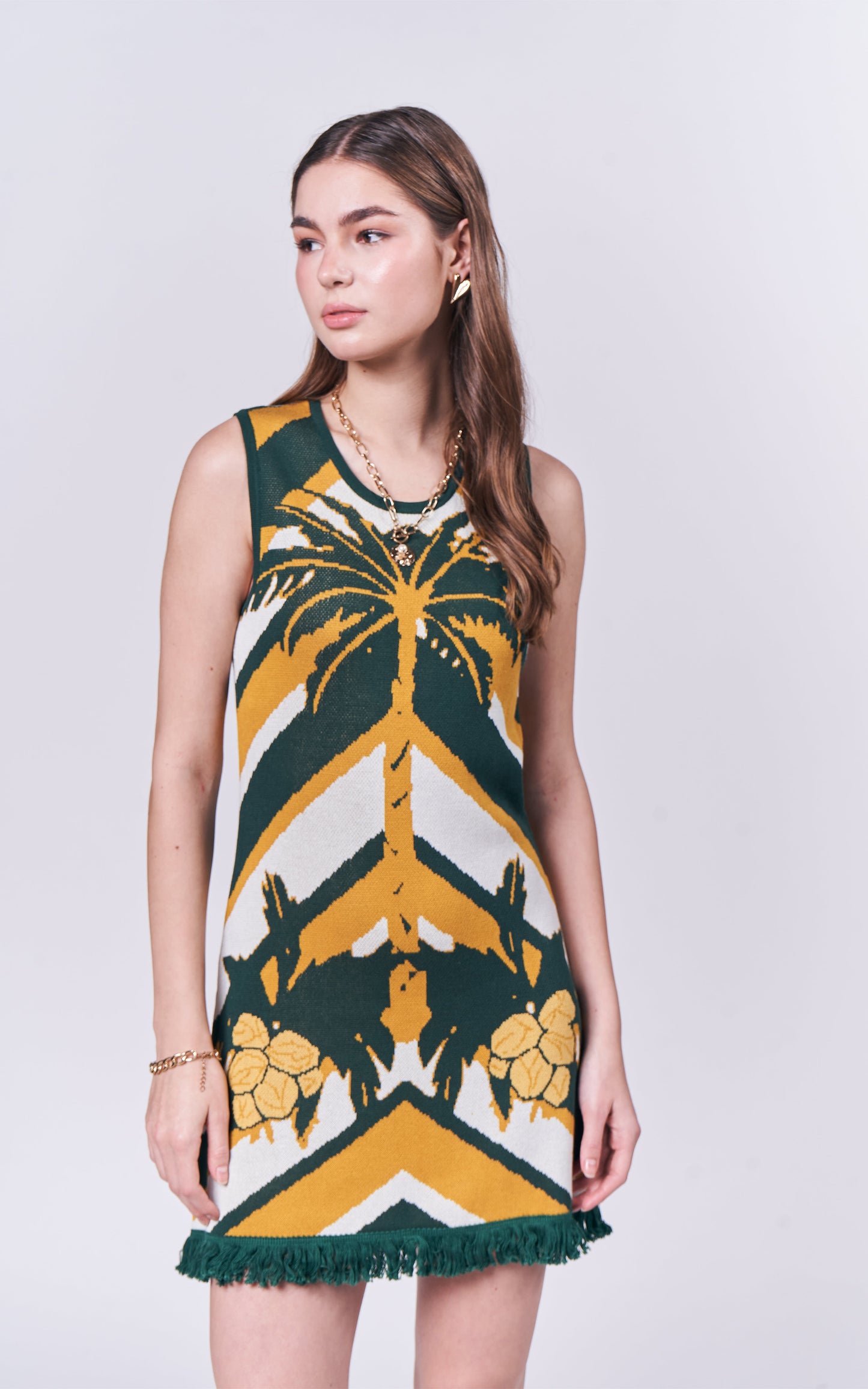 Summer Dresses 2025 Coconut Sleeveless Dress (Multi)