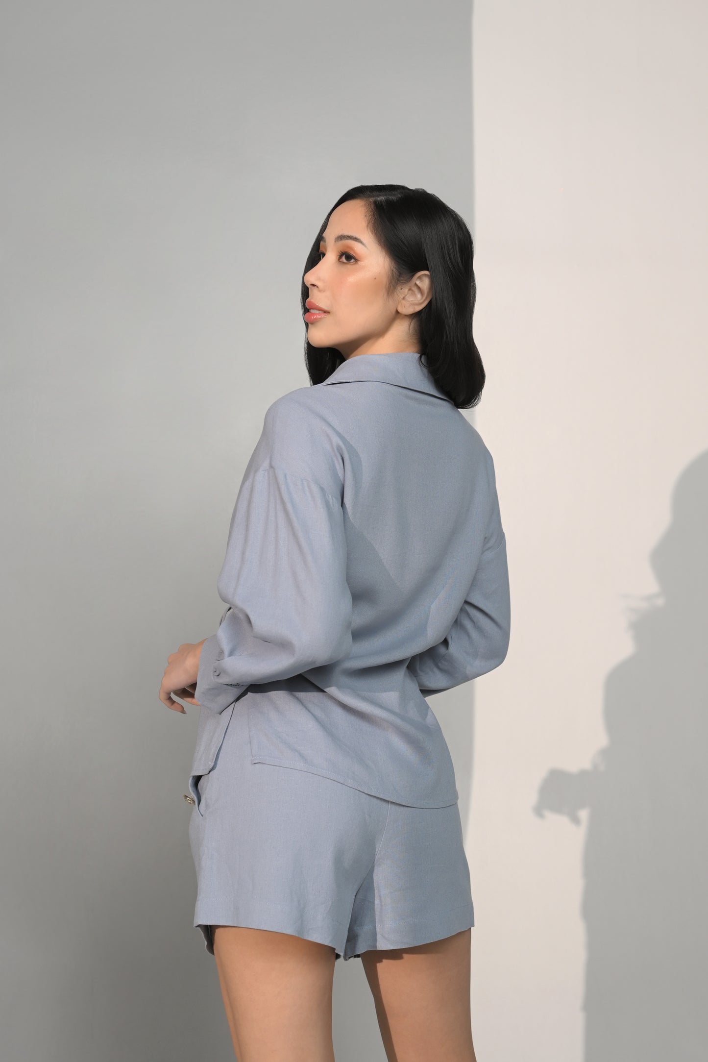 Colt Long Sleeve Top (Chambray)