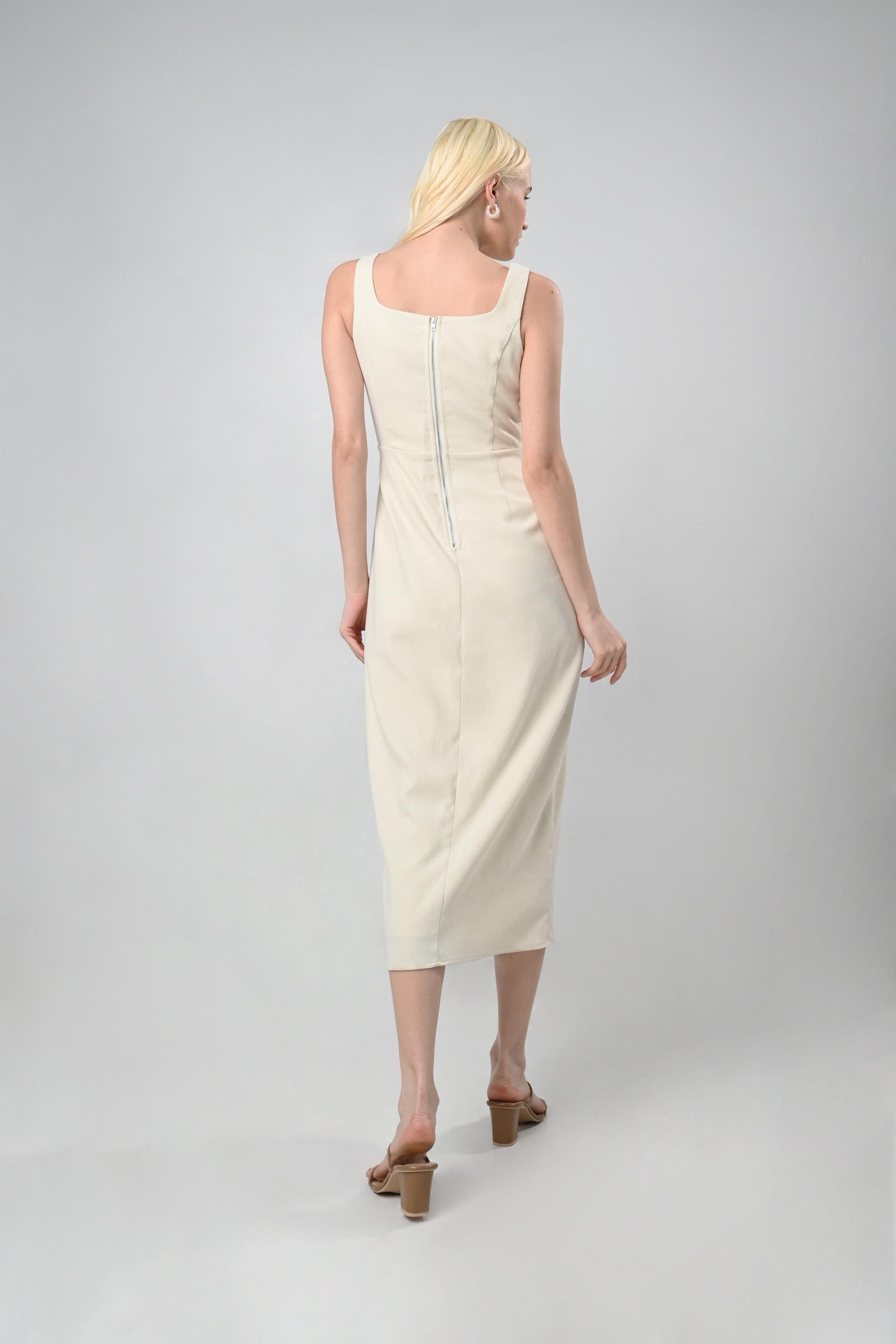 Raf Como Sleeveless Dress (Butter)