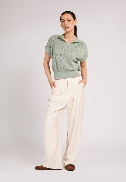 Cooper Extended Sleeve Top (Mint)
