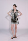 RAF Cumin Sleeveless Vest (Black/White)