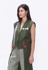 Plains & Prints x Randolf Cupid Sleeveless Vest Top (Green)