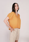 Camp Dalkeith Short Sleeve Top (Mustard)
