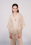 Camp Dalkey Short Sleeve Top (Cream)