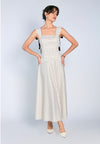 Mark Bumgarner X Vania Romoff For Plains & Prints Daphne Sleeveless Dress (Polkadot)