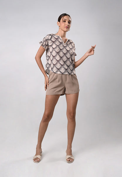 Darcey Short Sleeve Top (Multi)