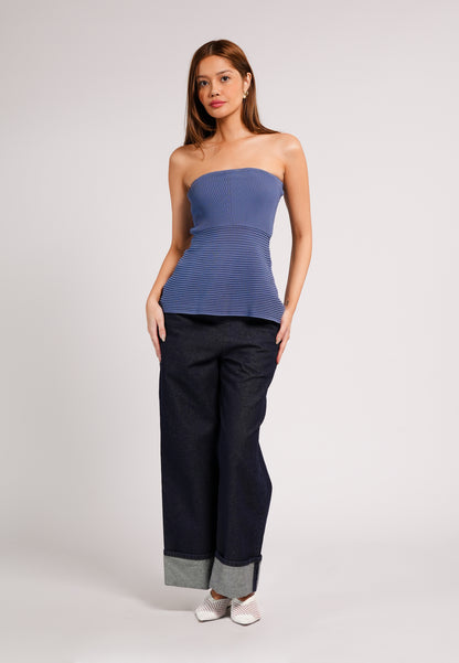 DNM Studios 2026 Daria Tube Top (Blue)
