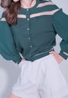 Raf Dasheill Long Sleeve Top (Emerald)