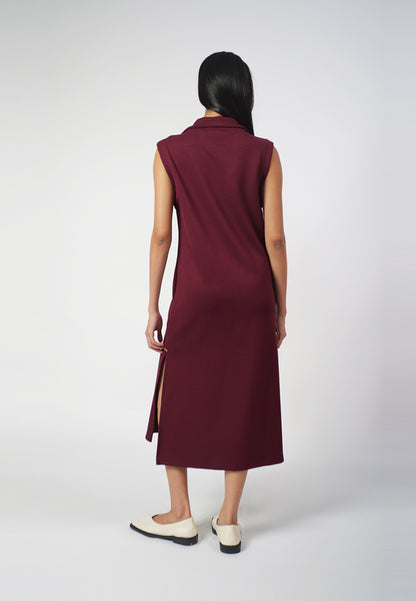 Raf Dill Sleeveless Dress (Aubergin)