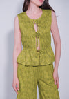 Raf Diversity Sleeveless Printed Top (Printed Yellow)
