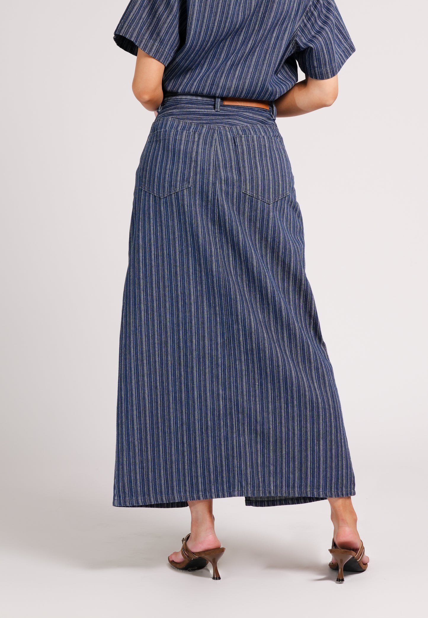 DNM Studios 2026 Dodge Skirt (Striped Blue)