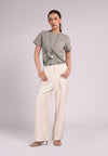 Summer Tees 2026 Dolores Short Sleeve Shirt Top (Sage)