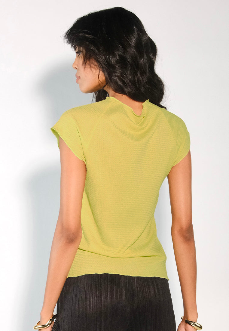 Raf Draya Short Sleeve Top (Lime)