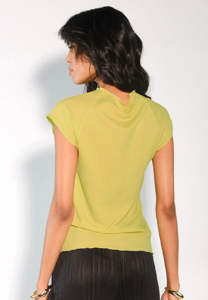 Raf Draya Short Sleeve Top (Lime)