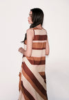 Camp Drysdale Sleeveless Dress W/ Inner (Striped Beige)
