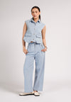 DNM Studios 2026 Duncan Sleeveless Top (Light Blue)