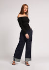 DNM Studios 2026 Dunn Long Sleeve Reversible Top (Black)