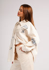 DNM Studios 2026 Dutch Long Sleeve Jacket Top (Spot Print Cream)