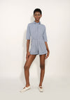 Archetype Earl Quarter Sleeve Playsuit (Chambray)