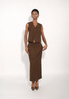 Archetype Edell Sleeveless Top (Choco Brown)