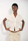 Archetype Elden Short Sleeve Top (Cream)