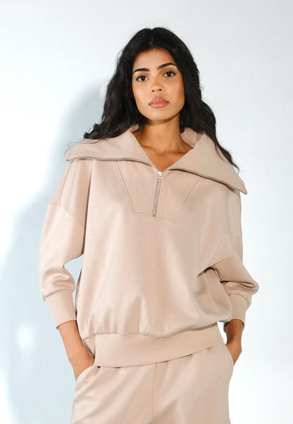Raf Elroy Long Sleeve Top (Beige)