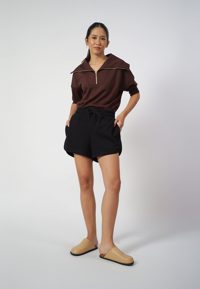 Raf Elroy Long Sleeve Top (Brown)