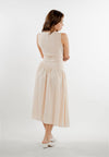 Eowyn Sleeveless Dress (Beige)