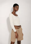 Archetype Essence Long Sleeve Top (Off-white)