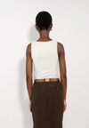 Archetype Essence Sleeveless Top (Off-white)