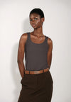Archetype Essence Sleeveless Top (Charcoal)